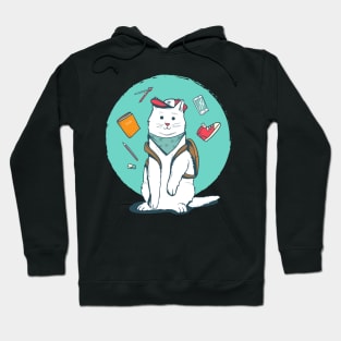 cat back to school Hoodie